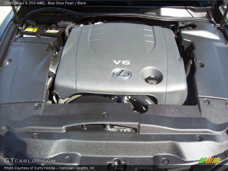 Blue Onyx Pearl / Black 2006 Lexus IS 250 AWD