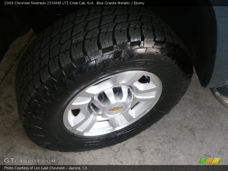 Blue Granite Metallic / Ebony 2009 Chevrolet Silverado 2500HD LTZ Crew Cab 4x4