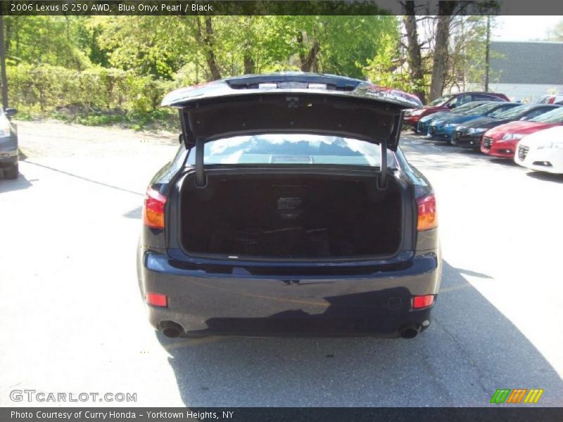 Blue Onyx Pearl / Black 2006 Lexus IS 250 AWD