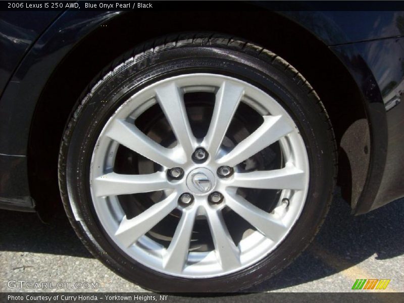 Blue Onyx Pearl / Black 2006 Lexus IS 250 AWD