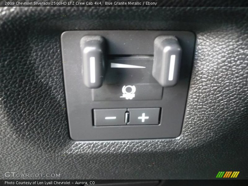 Blue Granite Metallic / Ebony 2009 Chevrolet Silverado 2500HD LTZ Crew Cab 4x4
