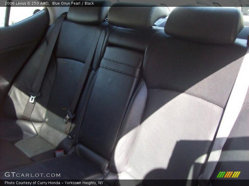 Blue Onyx Pearl / Black 2006 Lexus IS 250 AWD