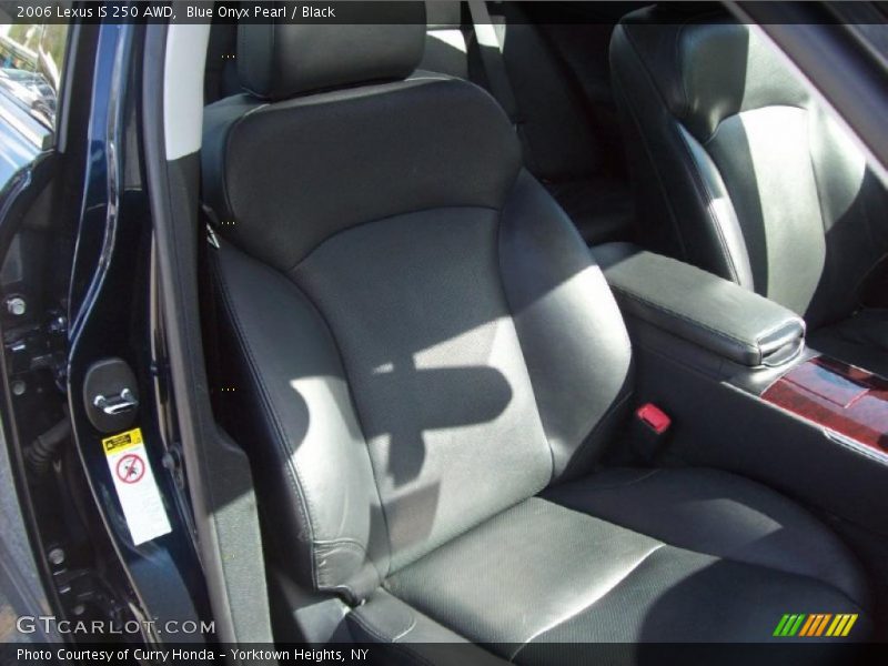 Blue Onyx Pearl / Black 2006 Lexus IS 250 AWD