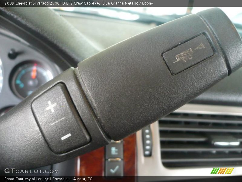 Blue Granite Metallic / Ebony 2009 Chevrolet Silverado 2500HD LTZ Crew Cab 4x4
