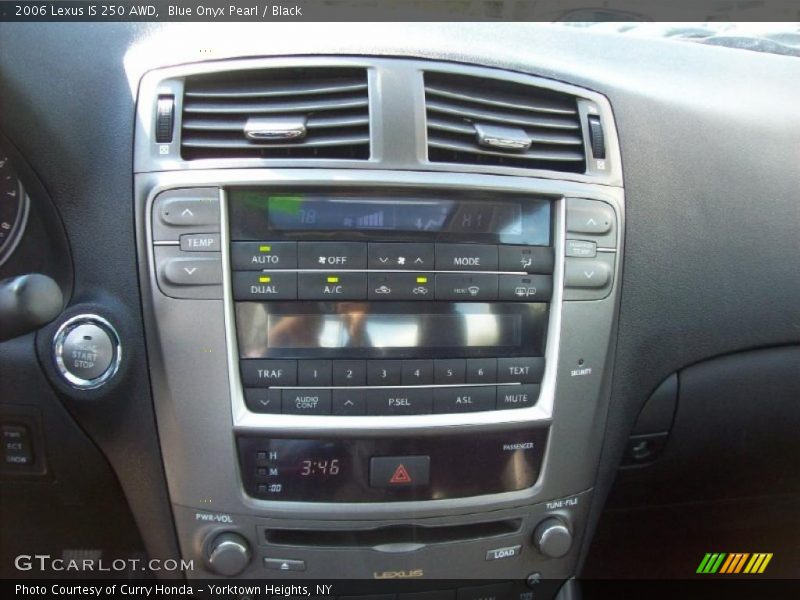 Blue Onyx Pearl / Black 2006 Lexus IS 250 AWD