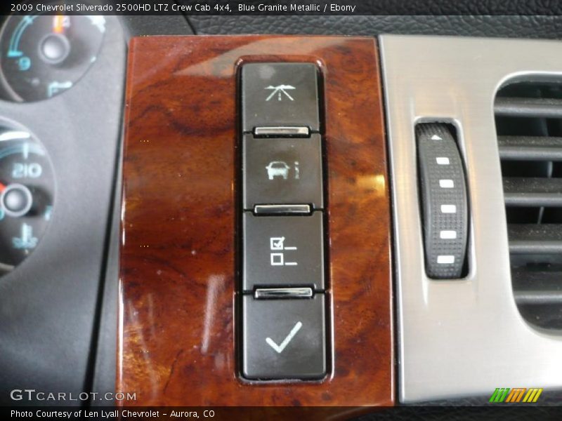Blue Granite Metallic / Ebony 2009 Chevrolet Silverado 2500HD LTZ Crew Cab 4x4