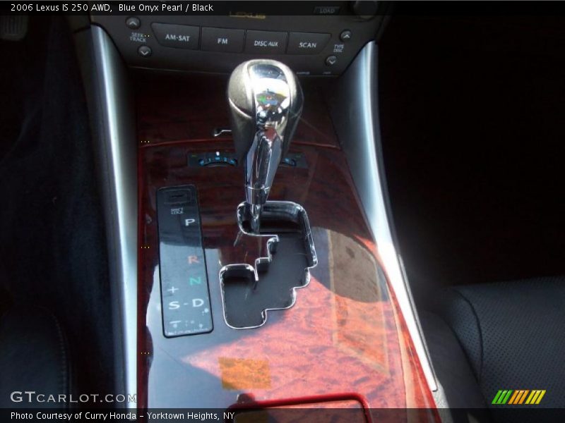 Blue Onyx Pearl / Black 2006 Lexus IS 250 AWD