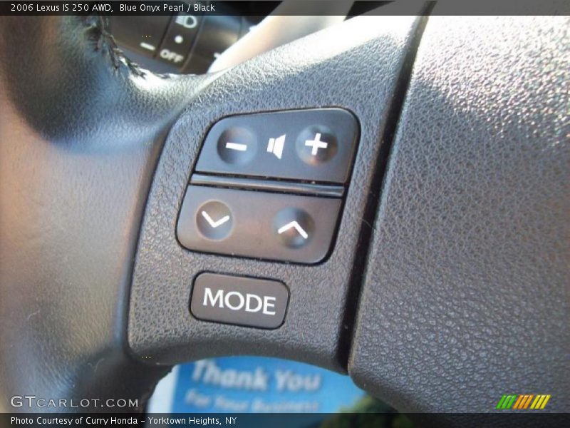 Blue Onyx Pearl / Black 2006 Lexus IS 250 AWD