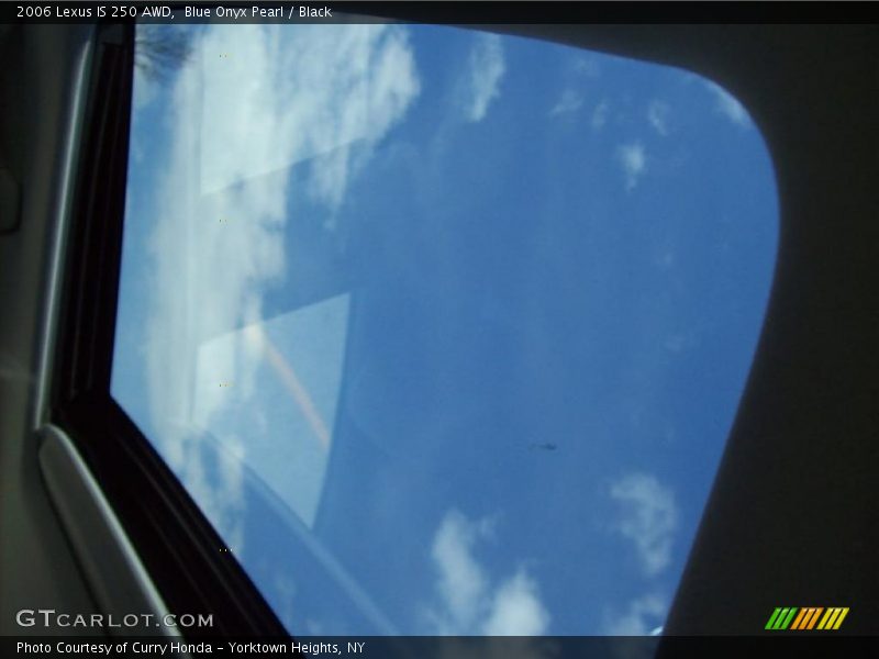 Blue Onyx Pearl / Black 2006 Lexus IS 250 AWD