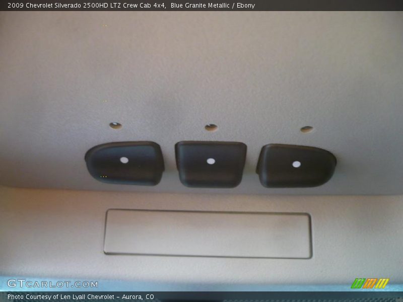 Blue Granite Metallic / Ebony 2009 Chevrolet Silverado 2500HD LTZ Crew Cab 4x4