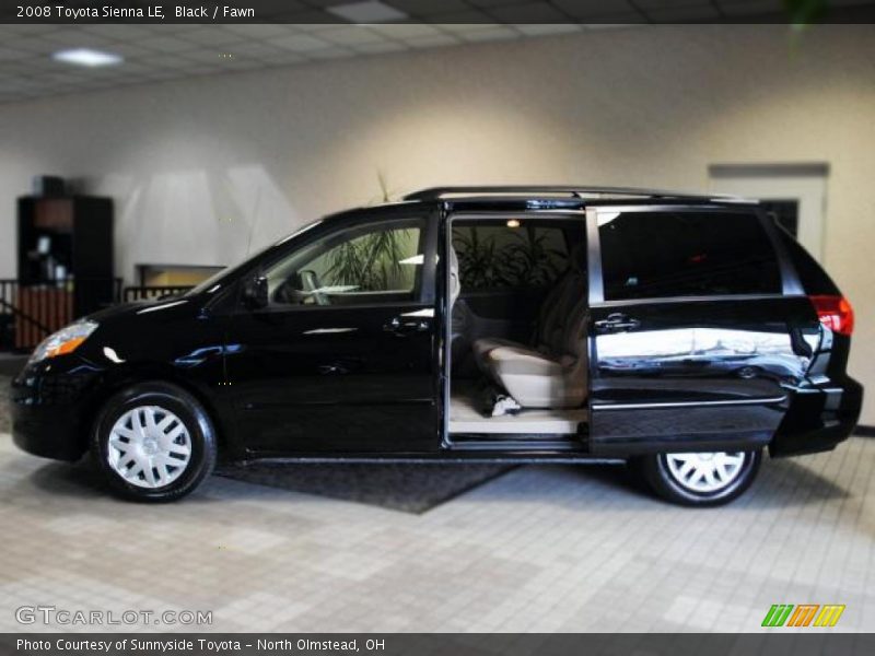 Black / Fawn 2008 Toyota Sienna LE