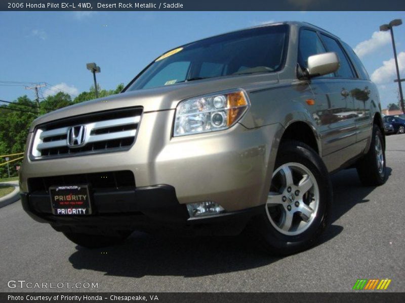 Desert Rock Metallic / Saddle 2006 Honda Pilot EX-L 4WD