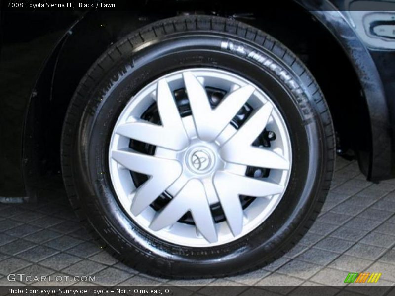 Black / Fawn 2008 Toyota Sienna LE