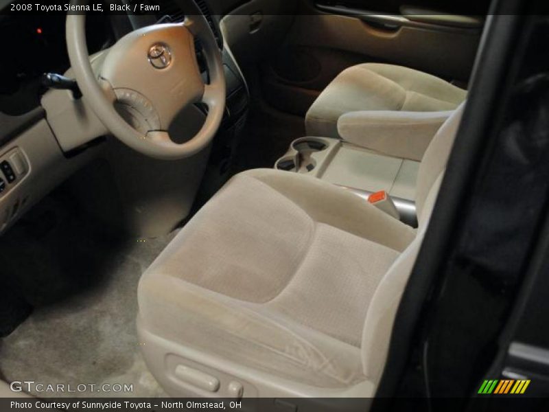Black / Fawn 2008 Toyota Sienna LE