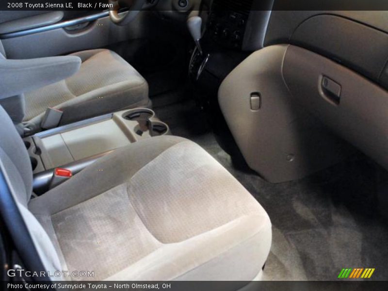 Black / Fawn 2008 Toyota Sienna LE