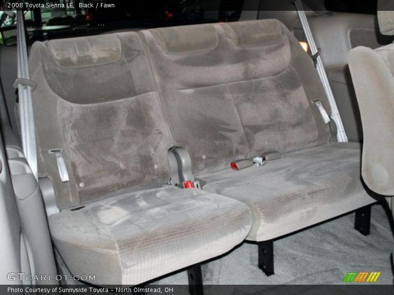 Black / Fawn 2008 Toyota Sienna LE