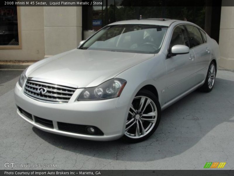 Front 3/4 View of 2008 M 45 Sedan