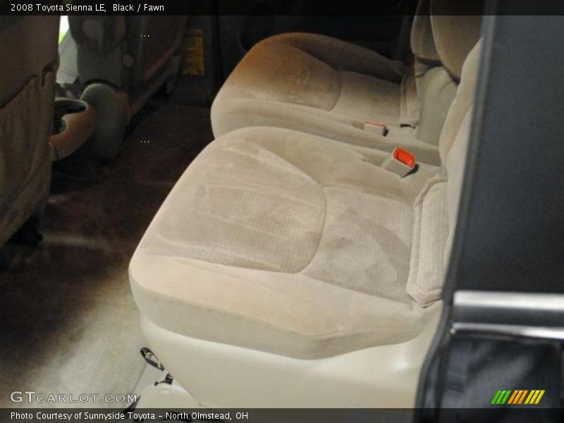 Black / Fawn 2008 Toyota Sienna LE