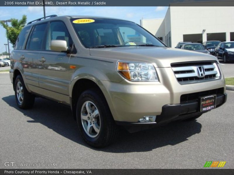 Desert Rock Metallic / Saddle 2006 Honda Pilot EX-L 4WD