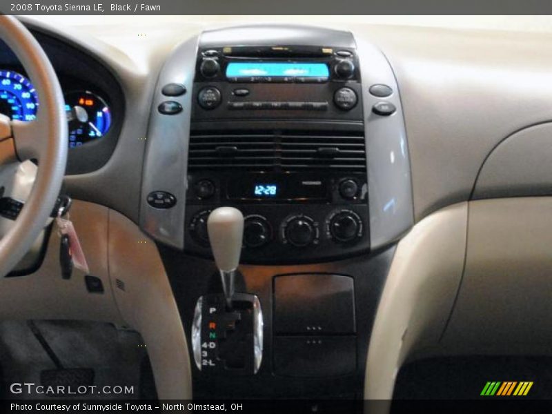 Black / Fawn 2008 Toyota Sienna LE