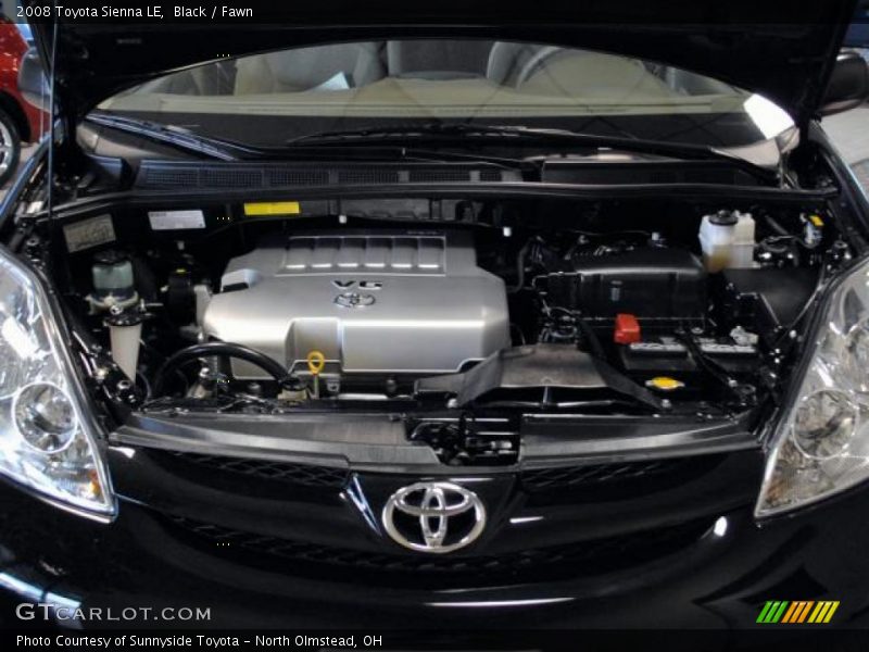 Black / Fawn 2008 Toyota Sienna LE