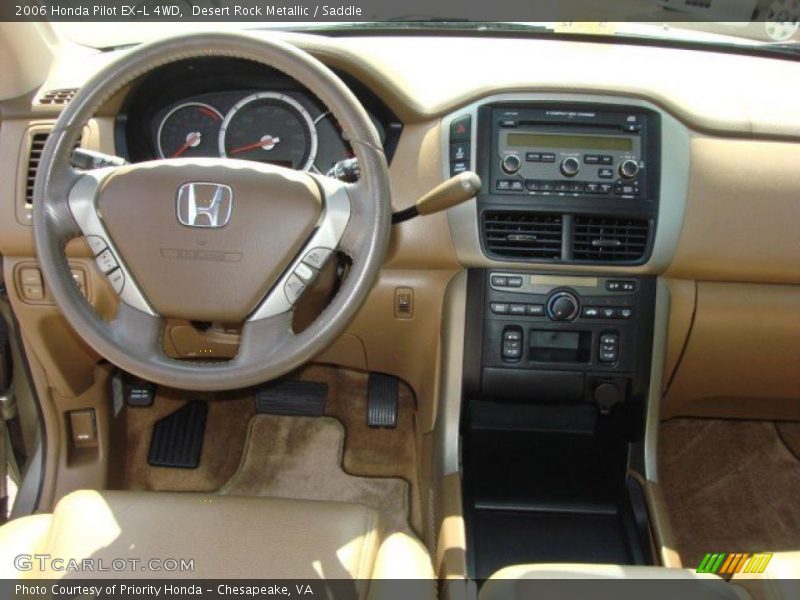 Desert Rock Metallic / Saddle 2006 Honda Pilot EX-L 4WD