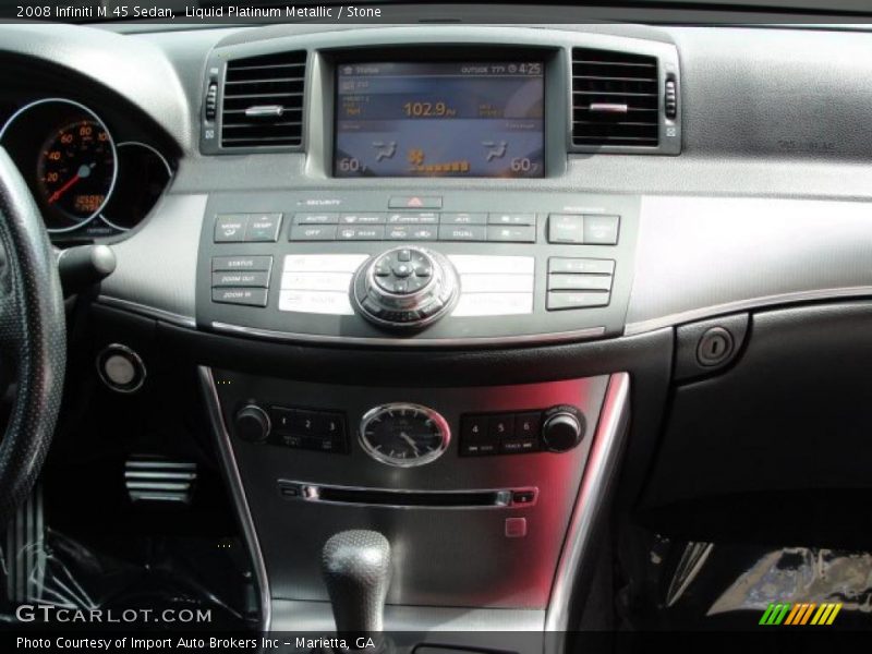 Controls of 2008 M 45 Sedan