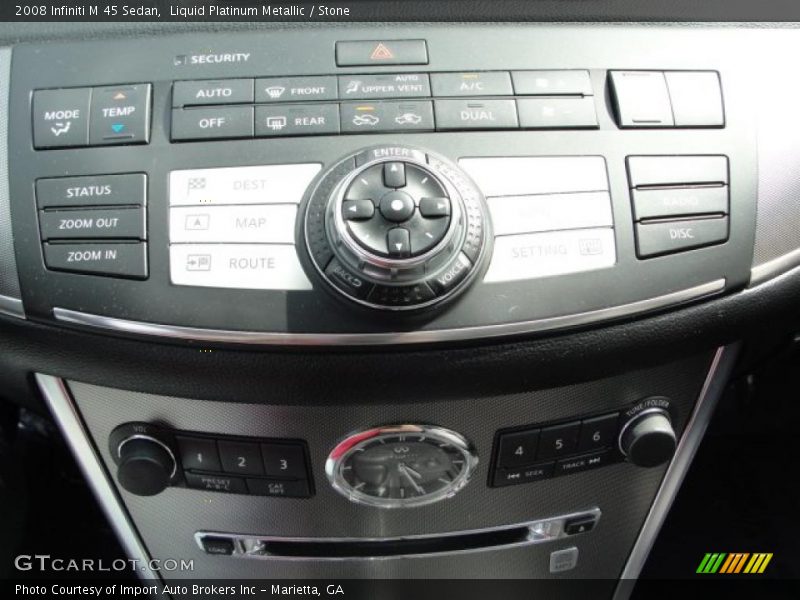 Controls of 2008 M 45 Sedan