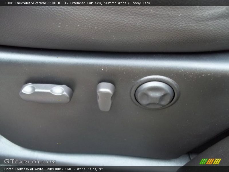 Summit White / Ebony Black 2008 Chevrolet Silverado 2500HD LTZ Extended Cab 4x4