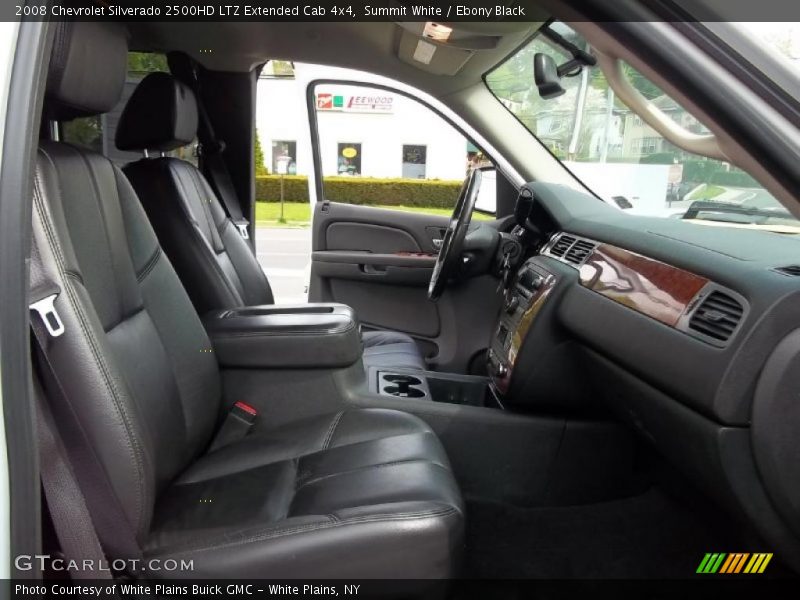 Summit White / Ebony Black 2008 Chevrolet Silverado 2500HD LTZ Extended Cab 4x4