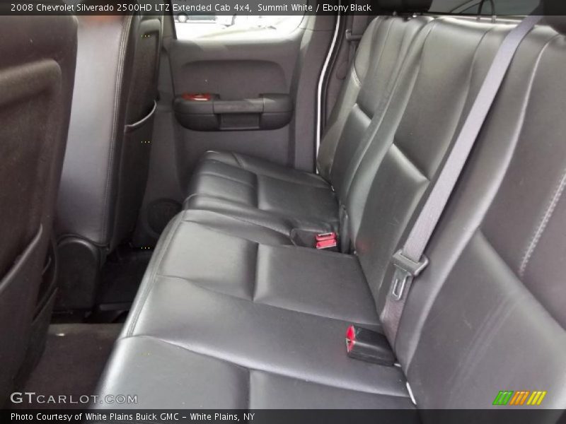 Summit White / Ebony Black 2008 Chevrolet Silverado 2500HD LTZ Extended Cab 4x4