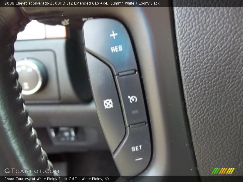 Summit White / Ebony Black 2008 Chevrolet Silverado 2500HD LTZ Extended Cab 4x4