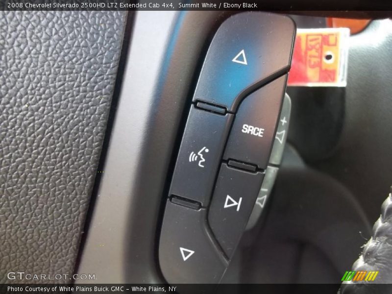 Summit White / Ebony Black 2008 Chevrolet Silverado 2500HD LTZ Extended Cab 4x4