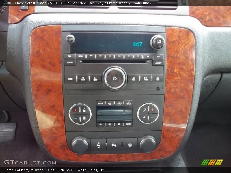 Summit White / Ebony Black 2008 Chevrolet Silverado 2500HD LTZ Extended Cab 4x4