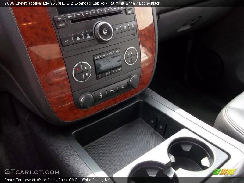 Summit White / Ebony Black 2008 Chevrolet Silverado 2500HD LTZ Extended Cab 4x4