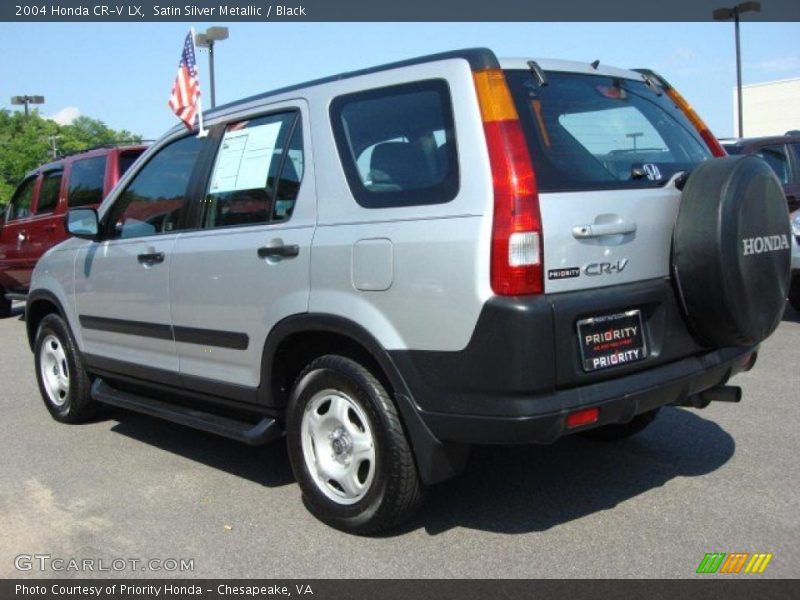 Satin Silver Metallic / Black 2004 Honda CR-V LX