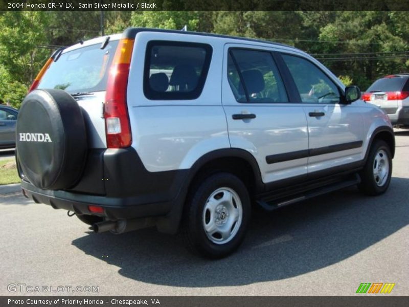 Satin Silver Metallic / Black 2004 Honda CR-V LX