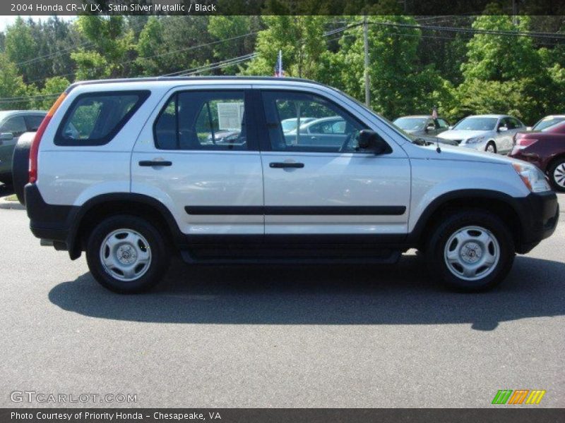 Satin Silver Metallic / Black 2004 Honda CR-V LX