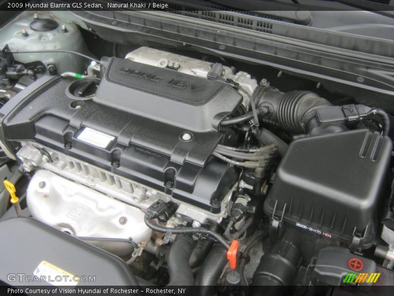 Natural Khaki / Beige 2009 Hyundai Elantra GLS Sedan