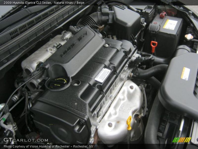 Natural Khaki / Beige 2009 Hyundai Elantra GLS Sedan
