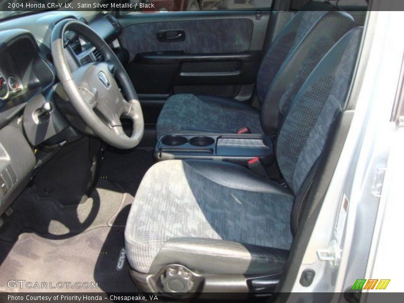 Satin Silver Metallic / Black 2004 Honda CR-V LX