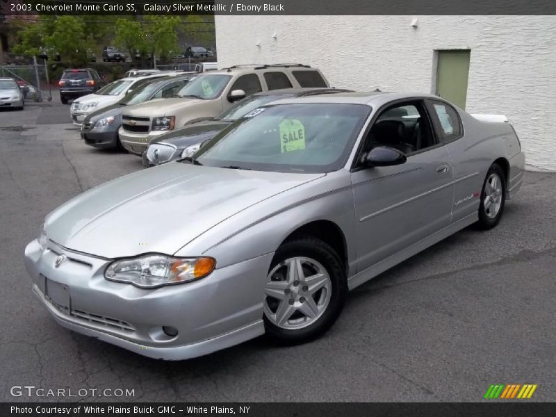 Galaxy Silver Metallic / Ebony Black 2003 Chevrolet Monte Carlo SS