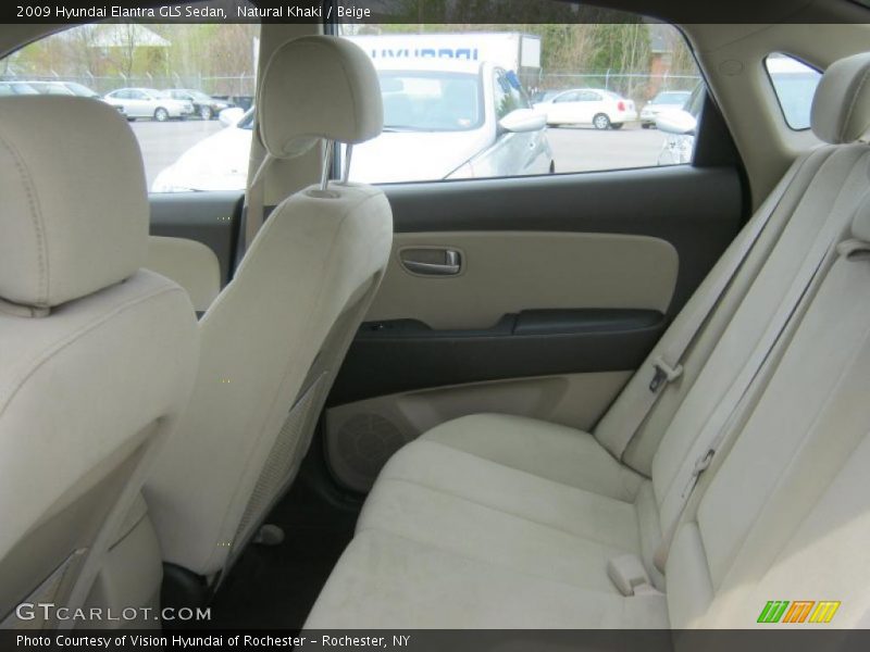 Natural Khaki / Beige 2009 Hyundai Elantra GLS Sedan