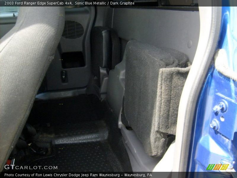 Sonic Blue Metallic / Dark Graphite 2003 Ford Ranger Edge SuperCab 4x4