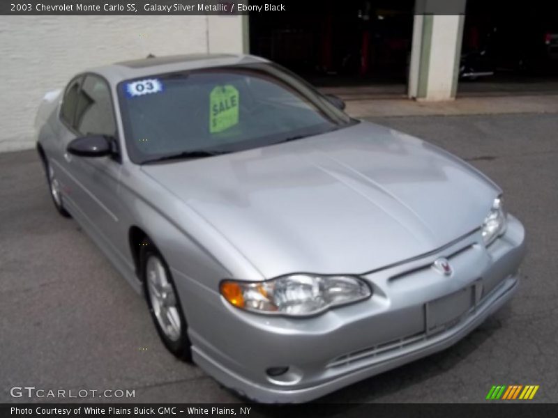 Galaxy Silver Metallic / Ebony Black 2003 Chevrolet Monte Carlo SS