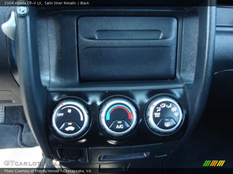 Satin Silver Metallic / Black 2004 Honda CR-V LX
