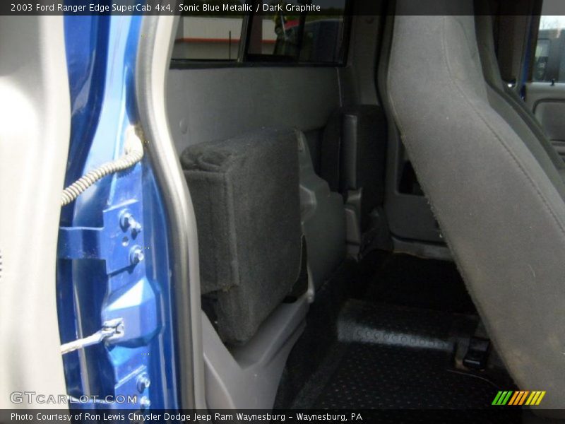 Sonic Blue Metallic / Dark Graphite 2003 Ford Ranger Edge SuperCab 4x4