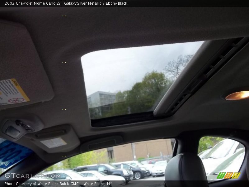 Galaxy Silver Metallic / Ebony Black 2003 Chevrolet Monte Carlo SS