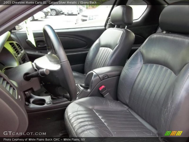  2003 Monte Carlo SS Ebony Black Interior
