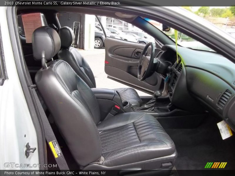  2003 Monte Carlo SS Ebony Black Interior